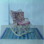 rocking chair coloured pencils